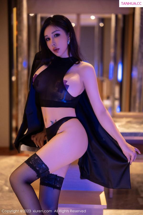 田冰冰  [XiuRen]高清写真图 2023.01.17 No.6143 田冰冰 黑丝美臀第60张图片